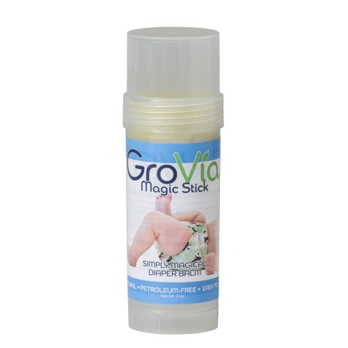 GroVia All Natural Magic Stick Baby Diaper Balm for Baby Diapering