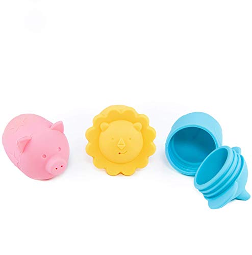 Giggles & Pebbles Silicone Pop-Squirt Bath Toy