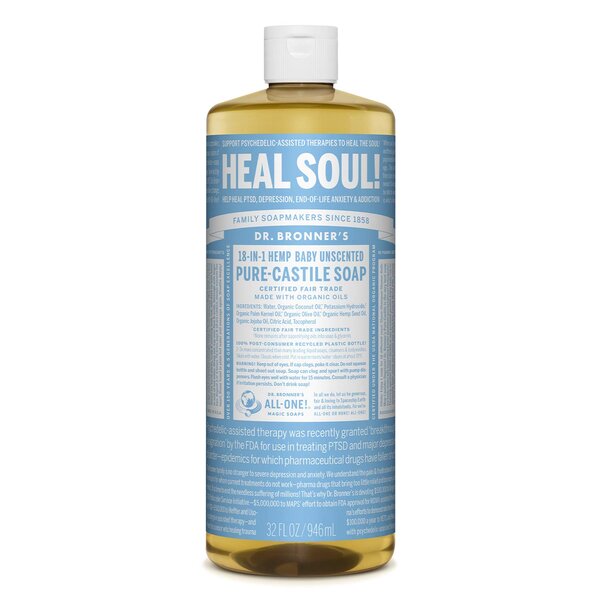Dr. Bronner’s – Pure-Castile Liquid Soap