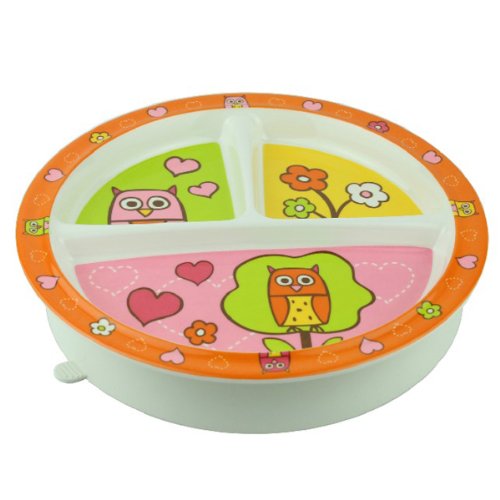 Sugarbooger Divided Suction Plate, Hoot