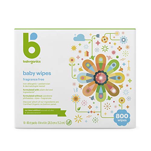 Babyganics Baby Wipes, Unscented, 800 Ct, Only $25.99 (reg. $34.99)!