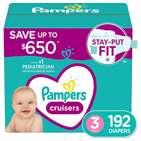 One Month Supply of Pampers Cruisers Disposable Baby Diapers, Only $37.98 (reg. $41.98)!