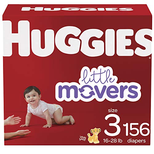 Huggies Little Movers Baby Diapers, Size 3, 156 Count, As Low As $30.11 (reg. $50.44)!