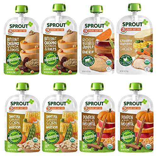 12 Ct. Sprout Organic Baby Food, Stage 3 Pouches, As Low As $14.66 (reg. $27.41)!