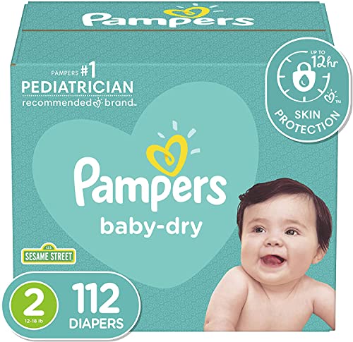 Pampers Baby Dry Disposable Baby Diapers - Size 2, 112 ct, Only $26.94 (reg. $37.01)!