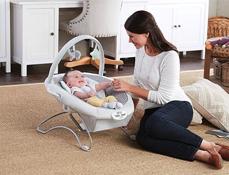 Graco Soothe 'n Sway LX Baby Swing with Portable Bouncer