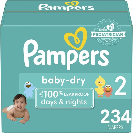 Pampers Baby Dry Disposable Baby Diapers