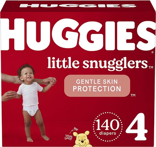 Huggies Little Snugglers Baby Diapers - Size 4