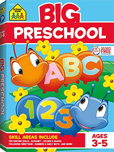 School Zone - Big Preschool Workbook, Only $5.99 (reg, $12.99)!