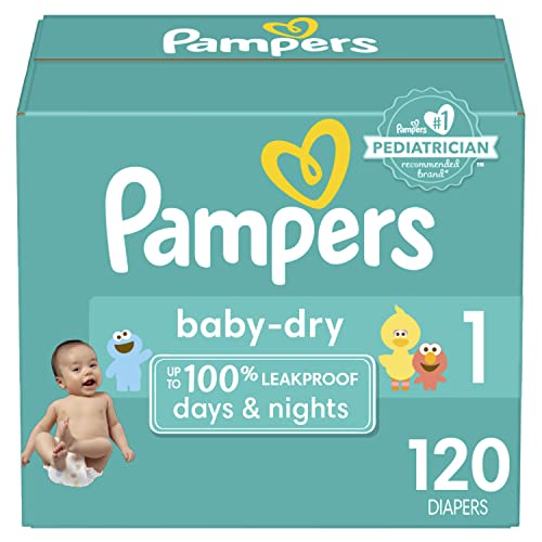 Pampers Baby Dry Disposable Baby Diapers - Size 1, 120 ct, Only $21.99 (reg. $26.94) | More Sizes Available