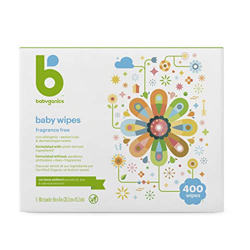 Babyganics Baby Wipes, Unscented, 400 Ct, Only $14.99 (reg. $21.99)!