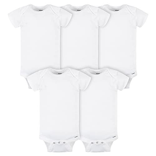 Gerber 5-Pack Solid Onesies Bodysuits, Only $8 (reg. $17.99)!