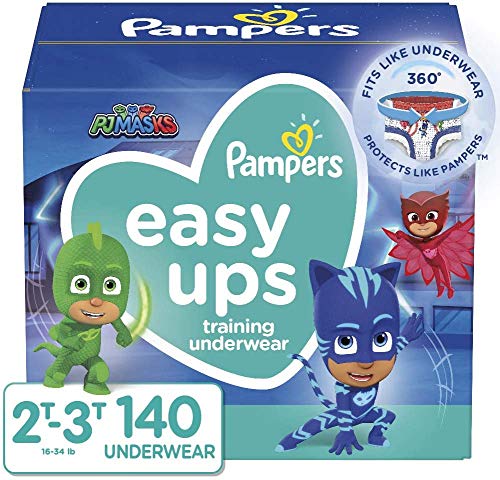 Pampers Easy Ups Training Pants Boys and Girls, 2T-3T (Size 4), 140 Count