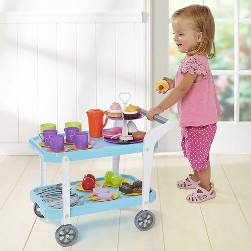 Just Like Home Tea & Dessert Cart Playset, Only $11.86 (reg. $15.30)!